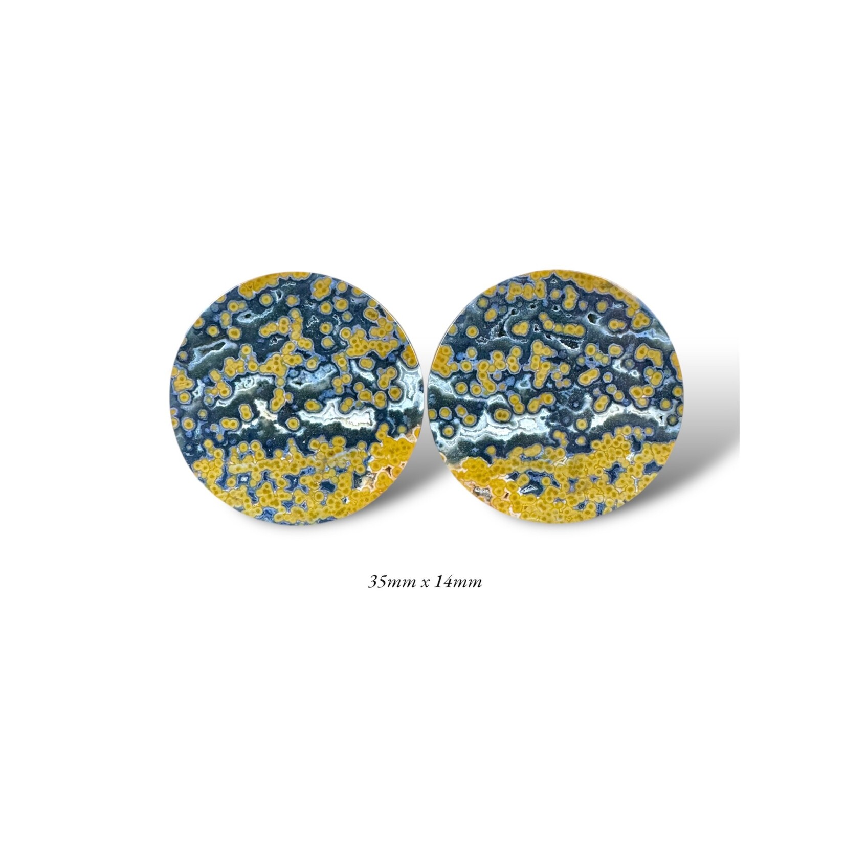 Grit Lapidary Grit Lapidary premium double flared Orbicular Jasper plugs