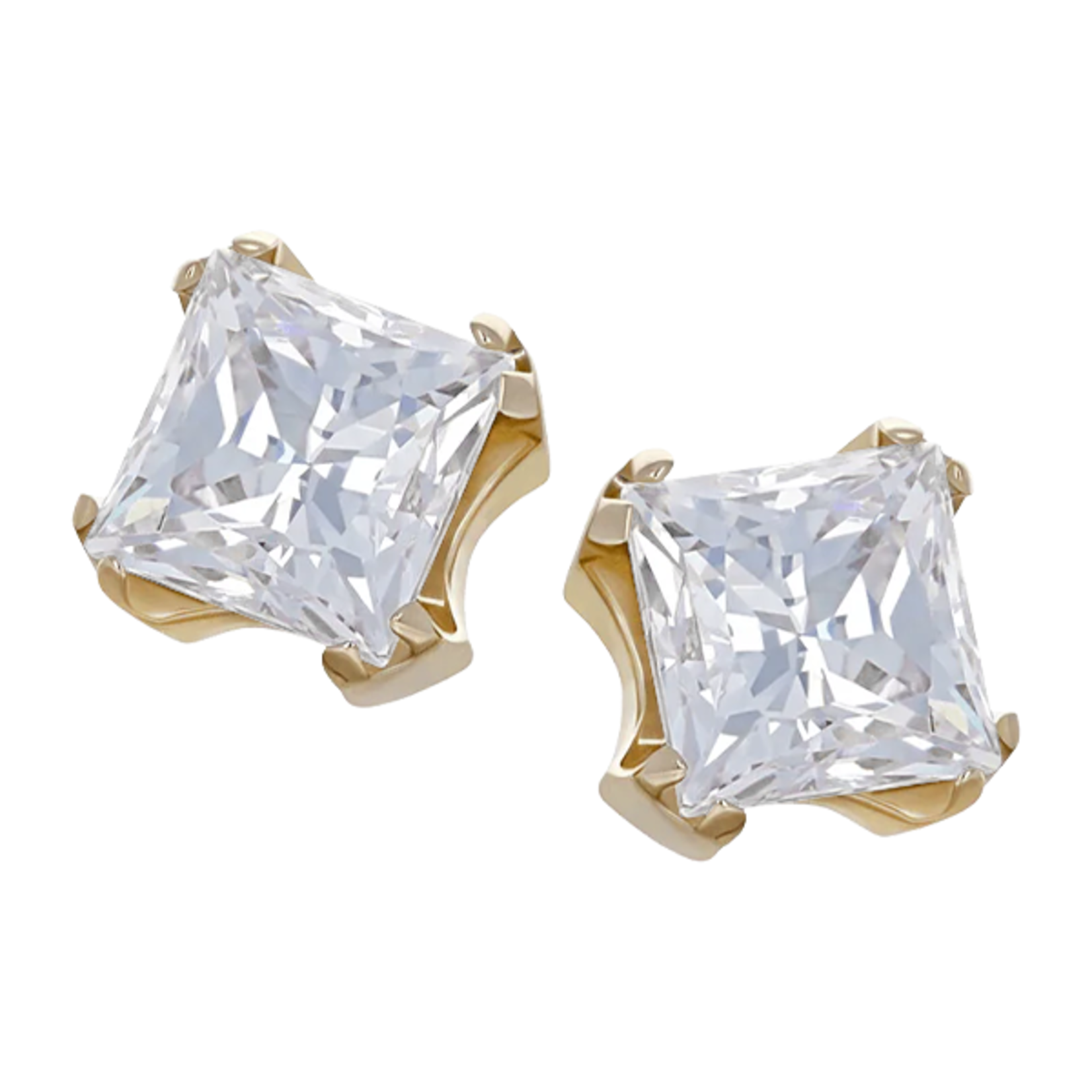 Anatometal Anatometal press-fit end with Princess-Cut CZ