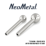 Neometal Neometal 18g Titanium Press-Fit Barbell Shaft