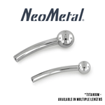 Neometal Neometal 16g Titanium Curved Barbell