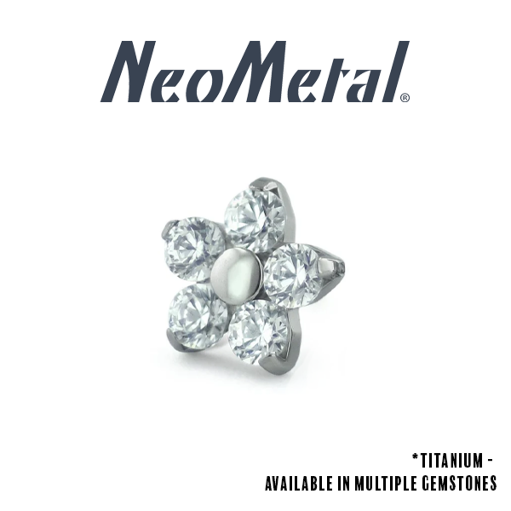 Neometal Neometal titanium Flower press fit end