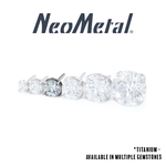 Neometal Neometal Titanium 2.5 Prong-Set Gem