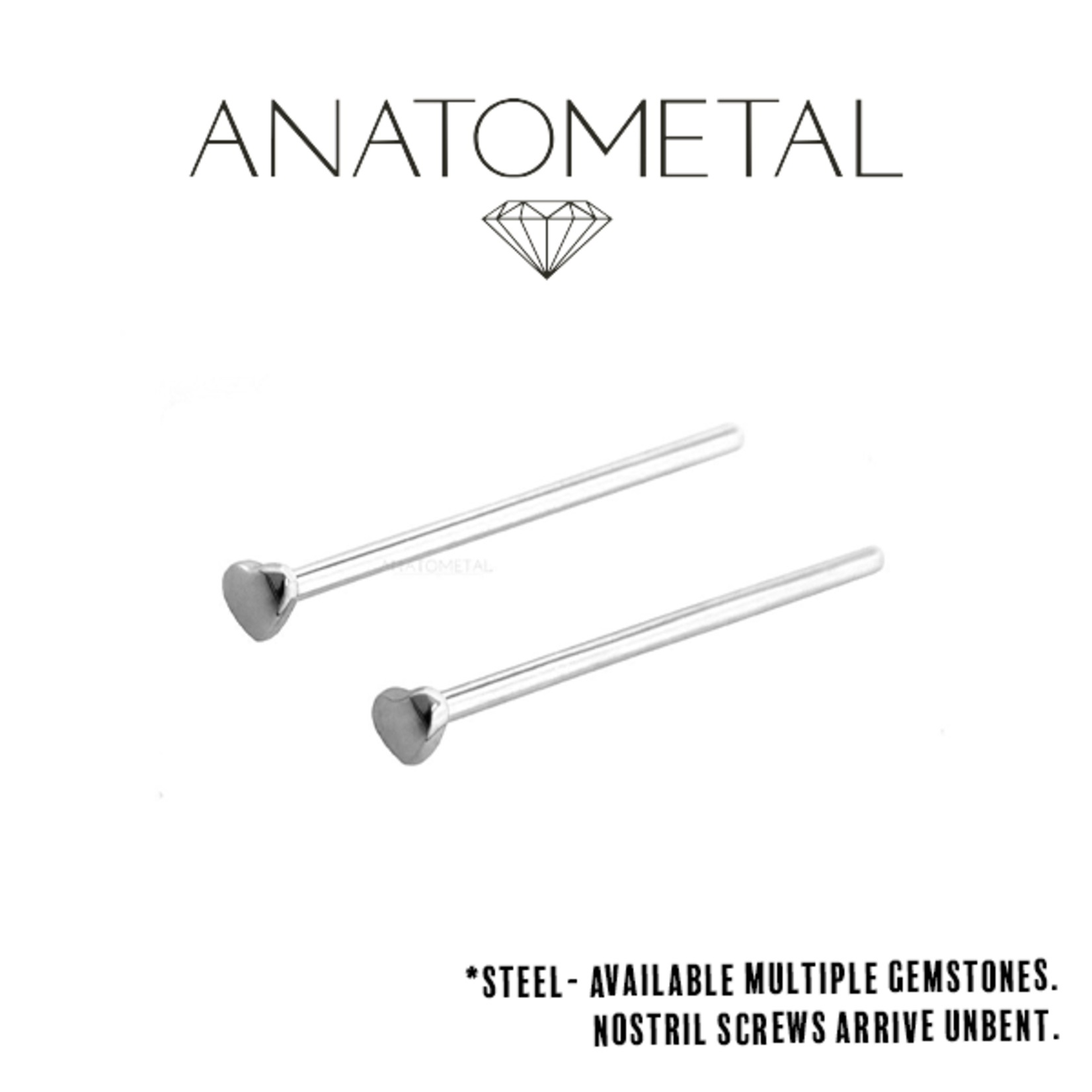 Anatometal Anatometal 20g Steel Shape Nostril Screw