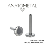 Anatometal Anatometal 16g Threaded Titanium Flatback
