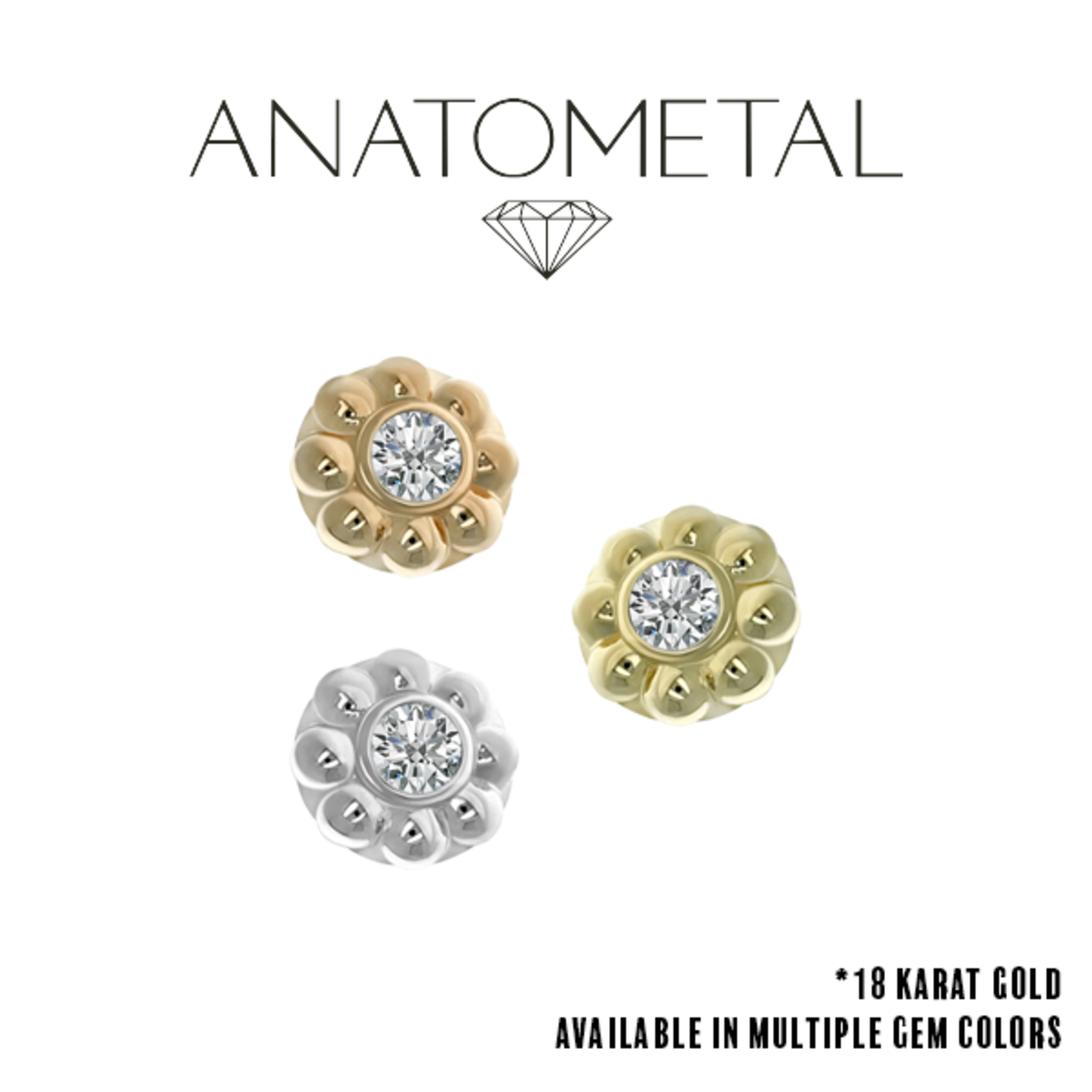 Anatometal Anatometal 14g 2.0 "Ipsa" threaded end