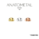 Anatometal Anatometal Gold Dome Press-Fit End