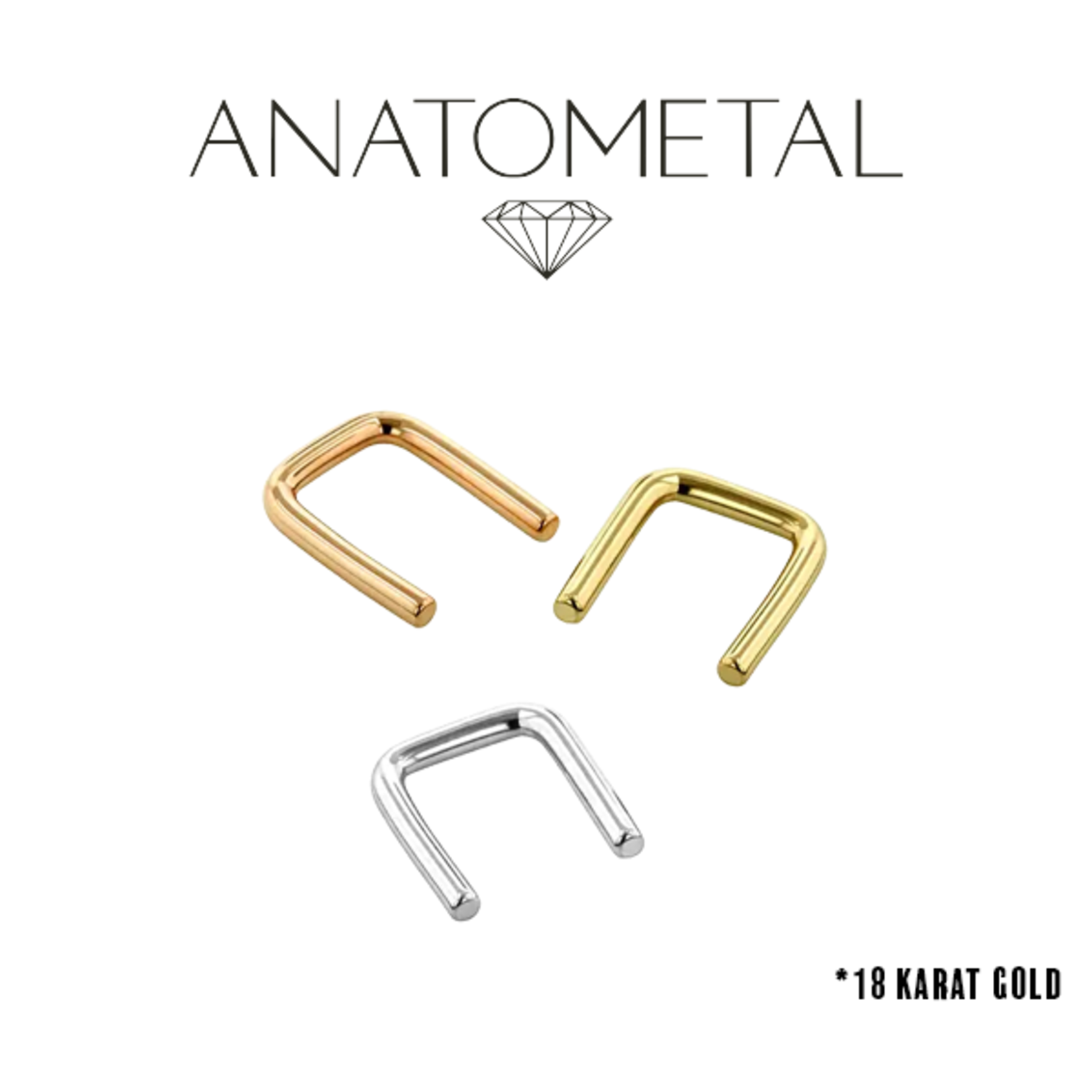 Anatometal Anatometal 16g Gold Septum Retainer