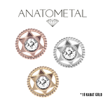 Anatometal Anatometal 16g "Vice" Threaded End