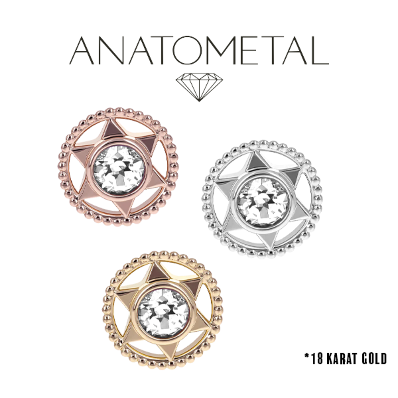 Anatometal Anatometal 16g 2.0mm "Vice" threaded end