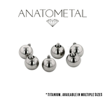 Anatometal Anatometal 10g Titanium Threaded Ball