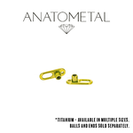 Anatometal Anatometal 16g Titanium Anchor Base