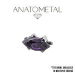 Anatometal Anatometal Titanium Marquise Double Threaded End