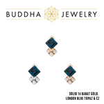 Buddha Jewelry Organics BJO "Vivienne" with London Blue Topaz and CZ