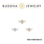 Buddha Jewelry Organics BJO "Pur" with Marquise CZ