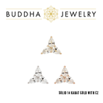 Buddha Jewelry Organics Buddha Jewelry Organics "3 Little Pears" with CZ