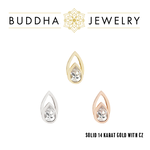 Buddha Jewelry Organics BJO "Echo" with CZ