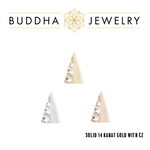 Buddha Jewelry Organics Buddha Jewelry Organics "Lux Spike" with CZ
