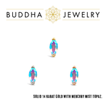 Buddha Jewelry Organics BJO "Zuri" with Marquise Mercury Mist Topaz