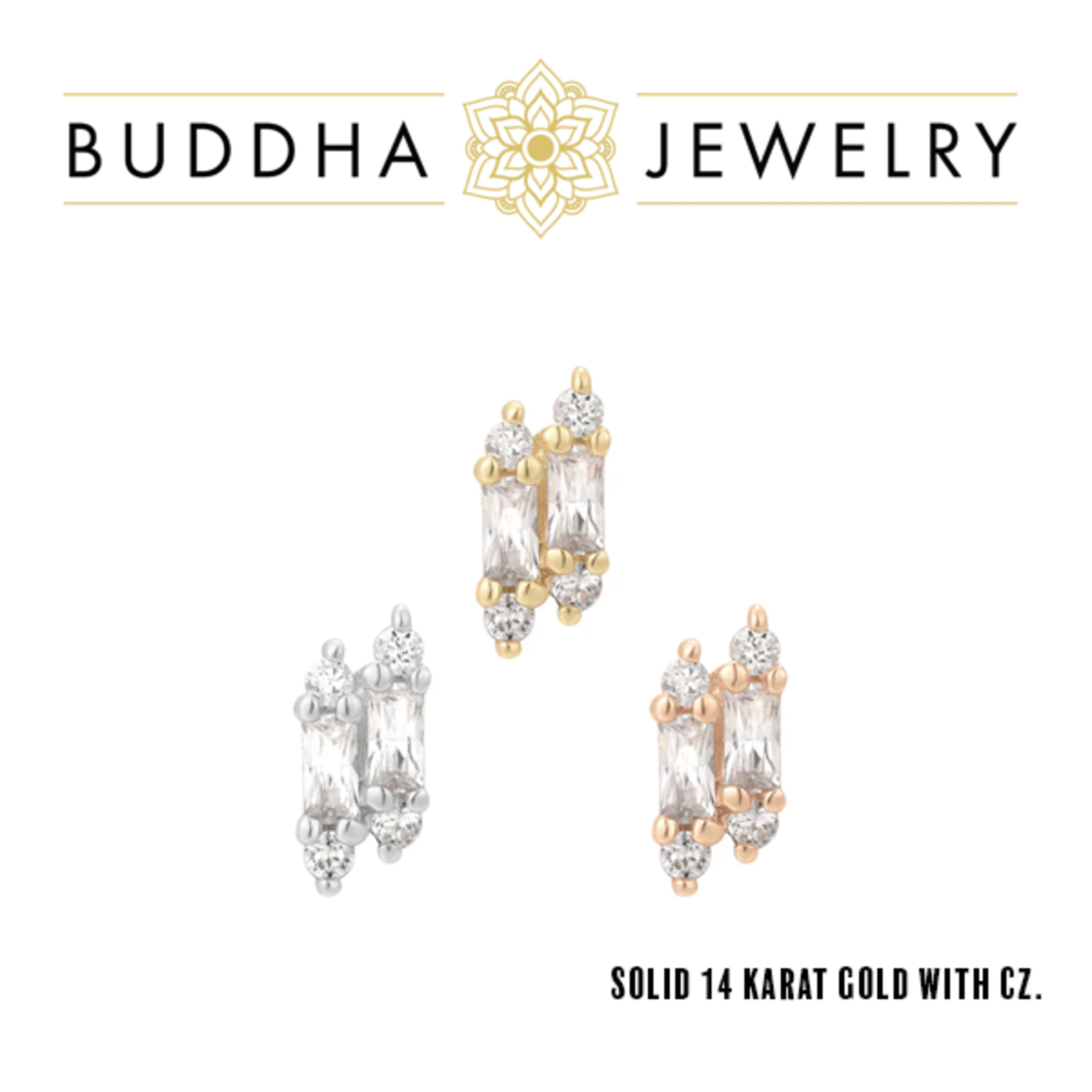 Buddha Jewelry Organics Buddha Jewelry Organics "Gimmie More" press fit end with CZ