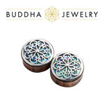 Buddha Jewelry Organics BJO "Idol" With Silver and Abalone Inlay