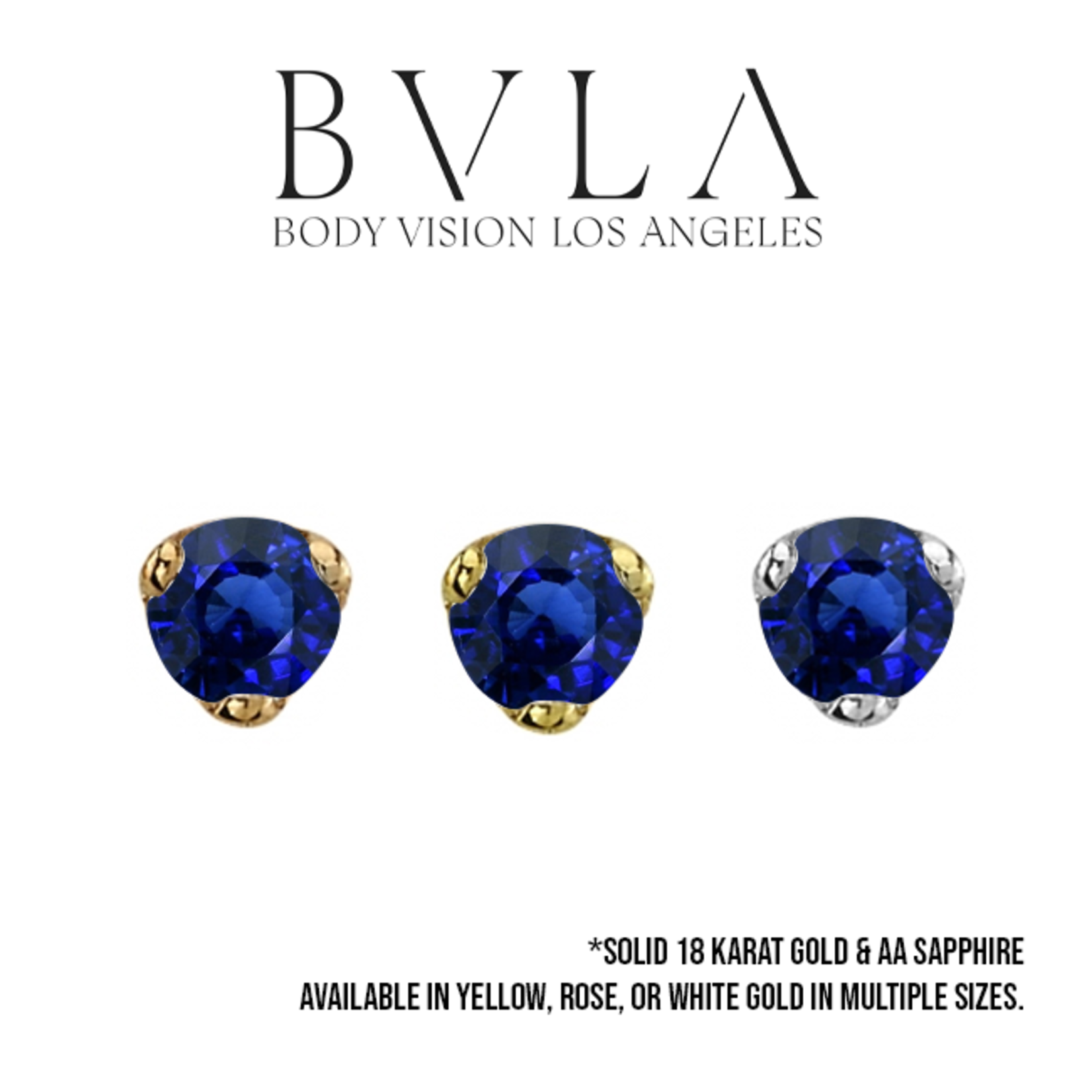 BVLA BVLA 3-Prong press-fit AA Sapphire