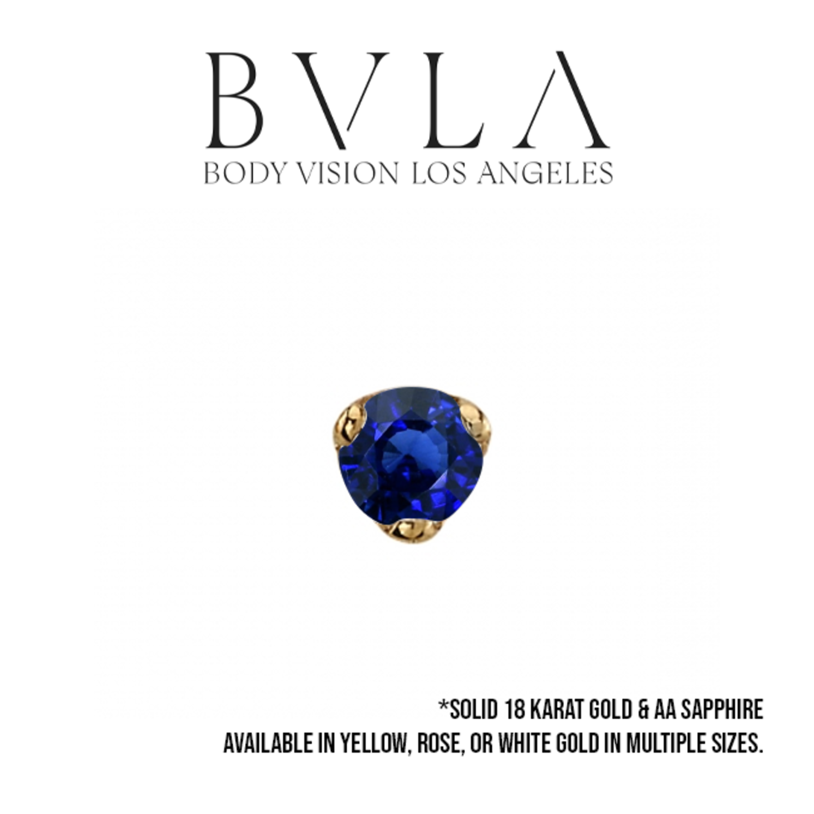 BVLA BVLA 3-Prong press-fit AA Sapphire