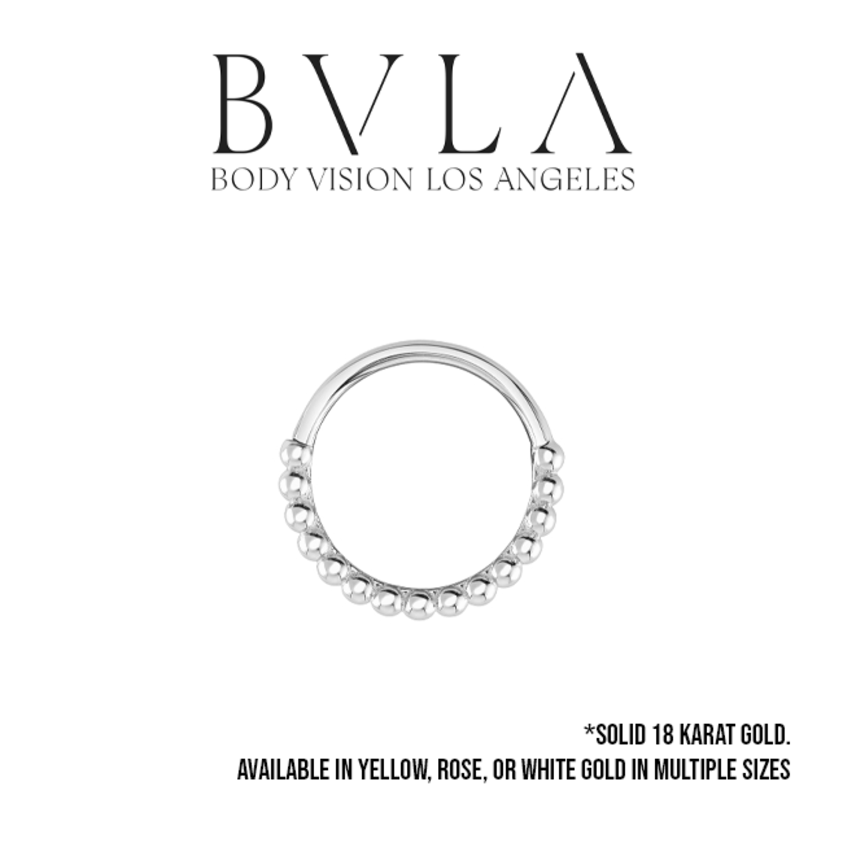 BVLA BVLA 16g "Beaded Oaktier" seam ring