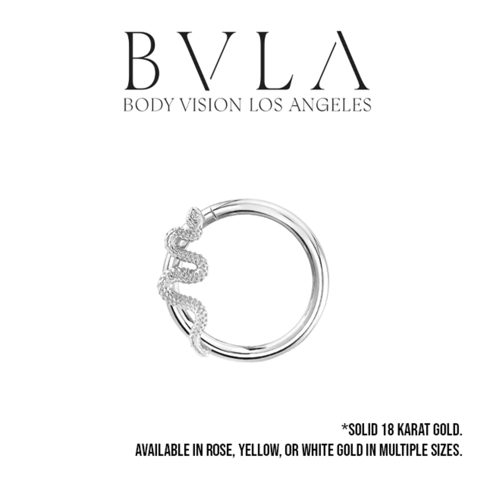 BVLA BVLA 16g "Delicate Snake" seam ring