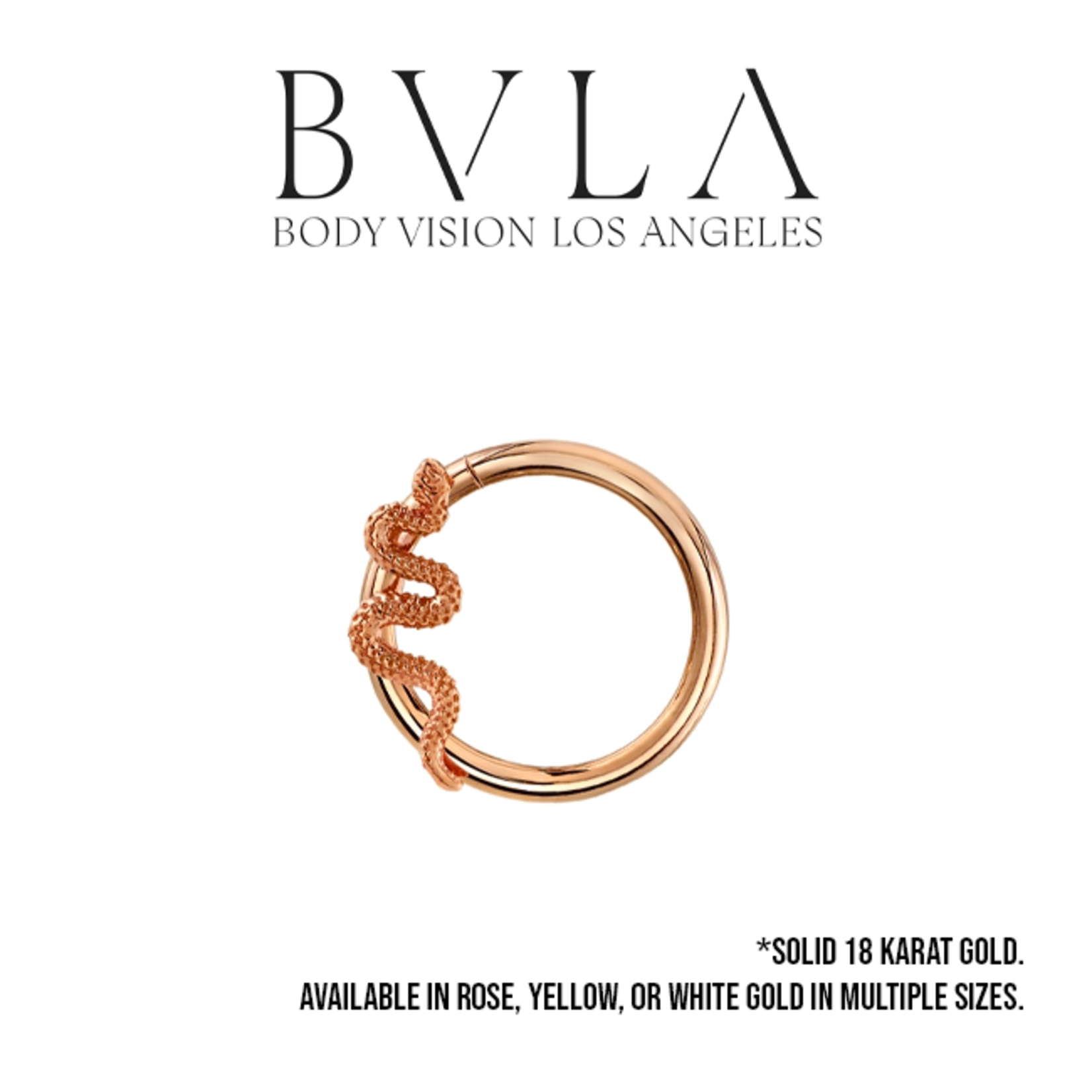 BVLA BVLA 16g "Delicate Snake" seam ring