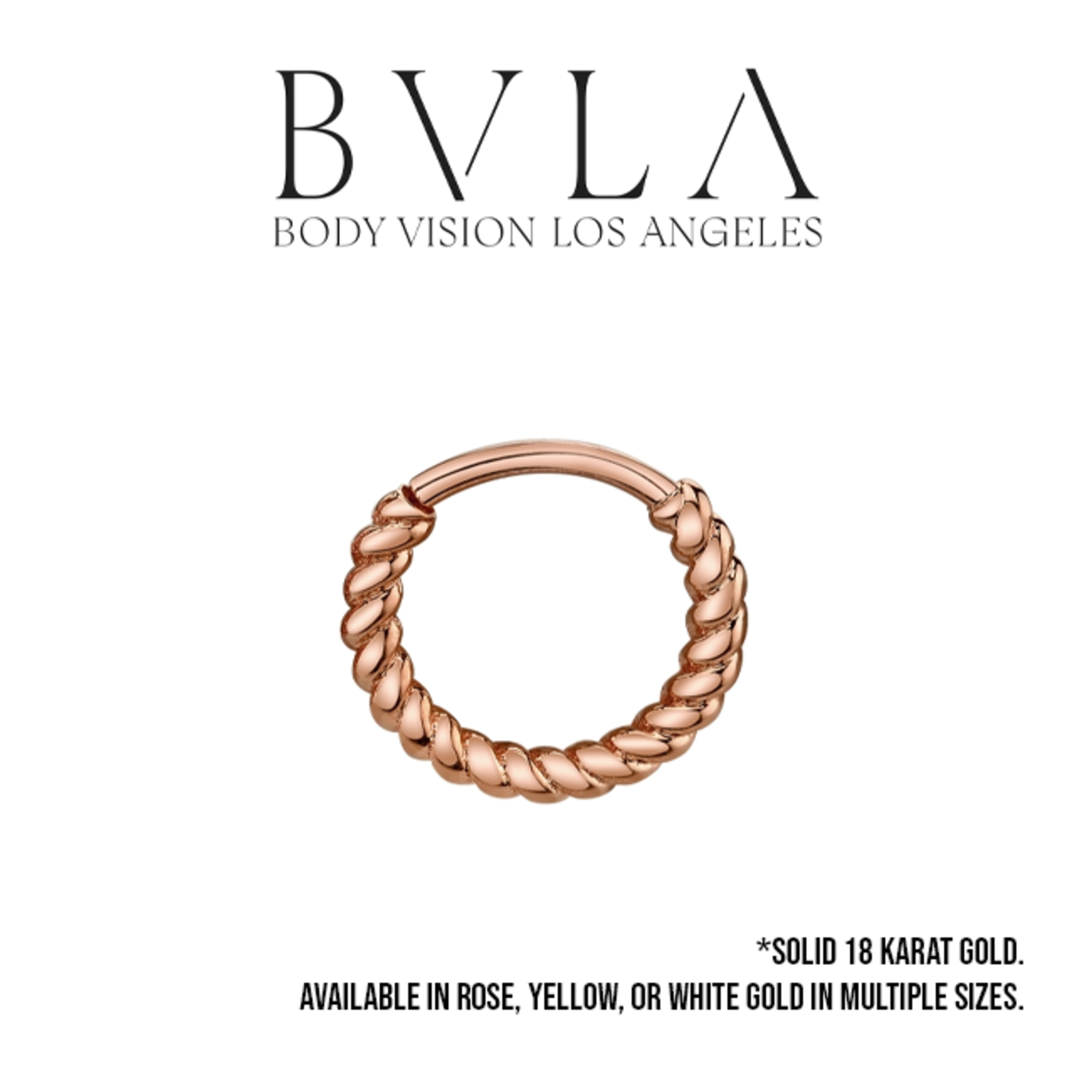 BVLA BVLA 16g "Desiree" braided seam ring