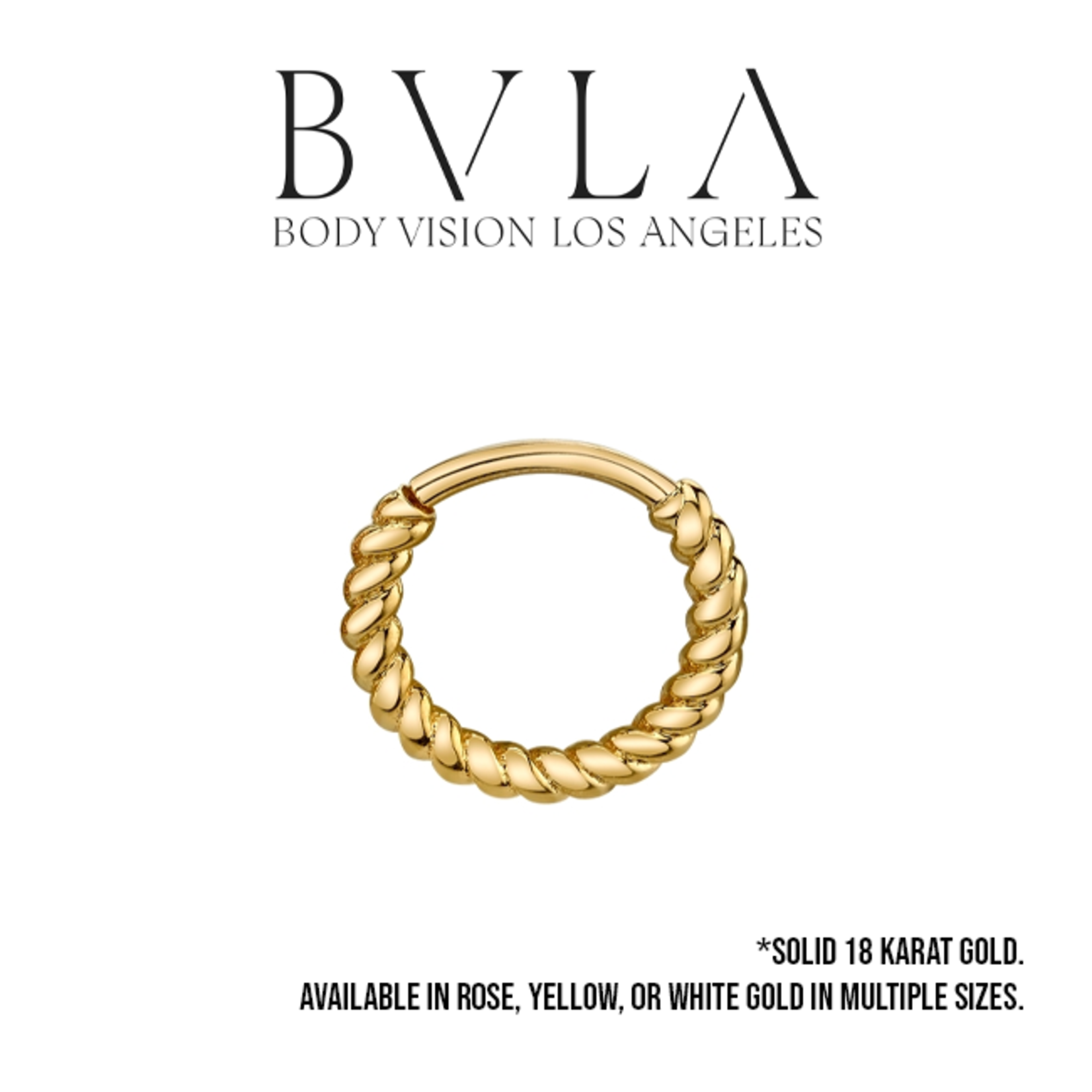 BVLA BVLA 16g "Desiree" braided seam ring