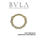 BVLA BVLA 16g "Violet" Seam Ring with CZ