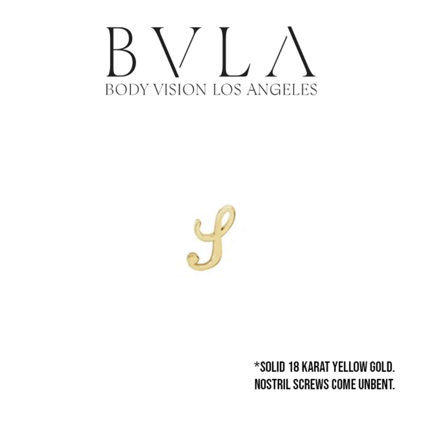 BVLA BVLA 20g Cursive S nostril screw