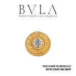 BVLA BVLA "Nanda" Nostril Screw with 24 karat plate
