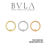 BVLA BVLA 12g Captive Bead Ring