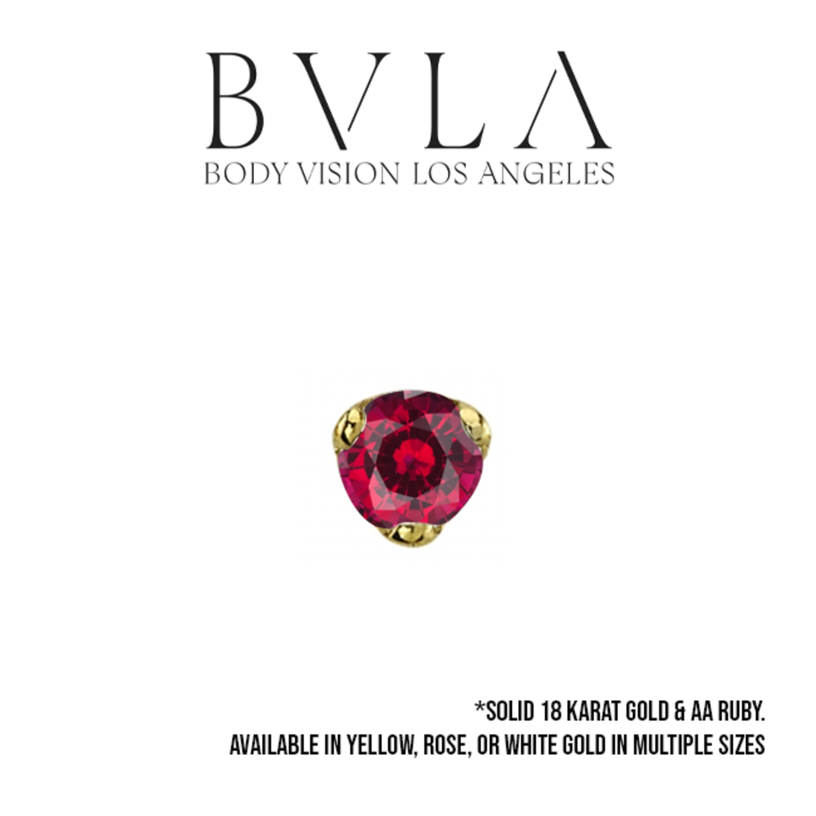 BVLA BVLA 3-Prong press-fit AA Ruby