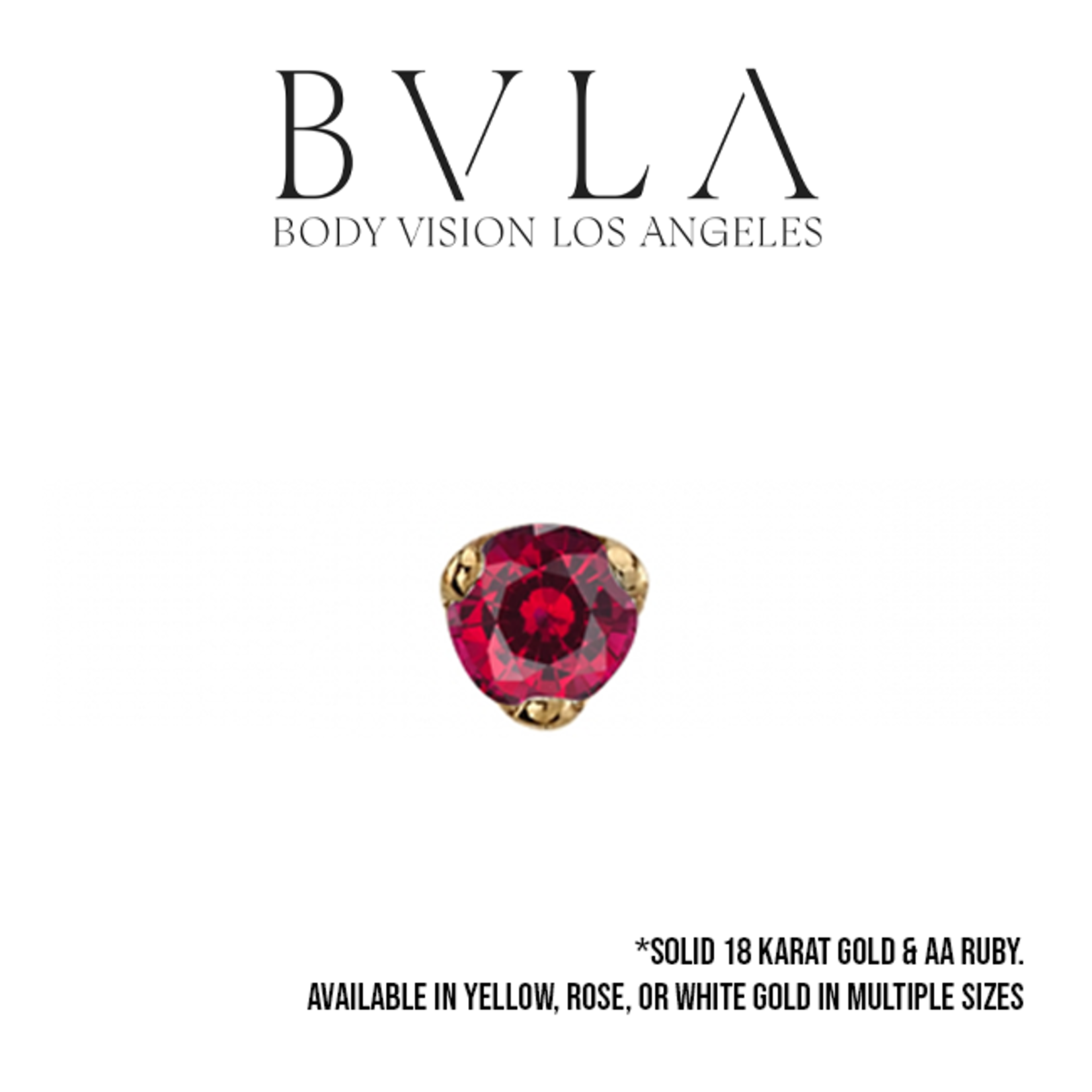 BVLA BVLA 3-Prong press-fit AA Ruby