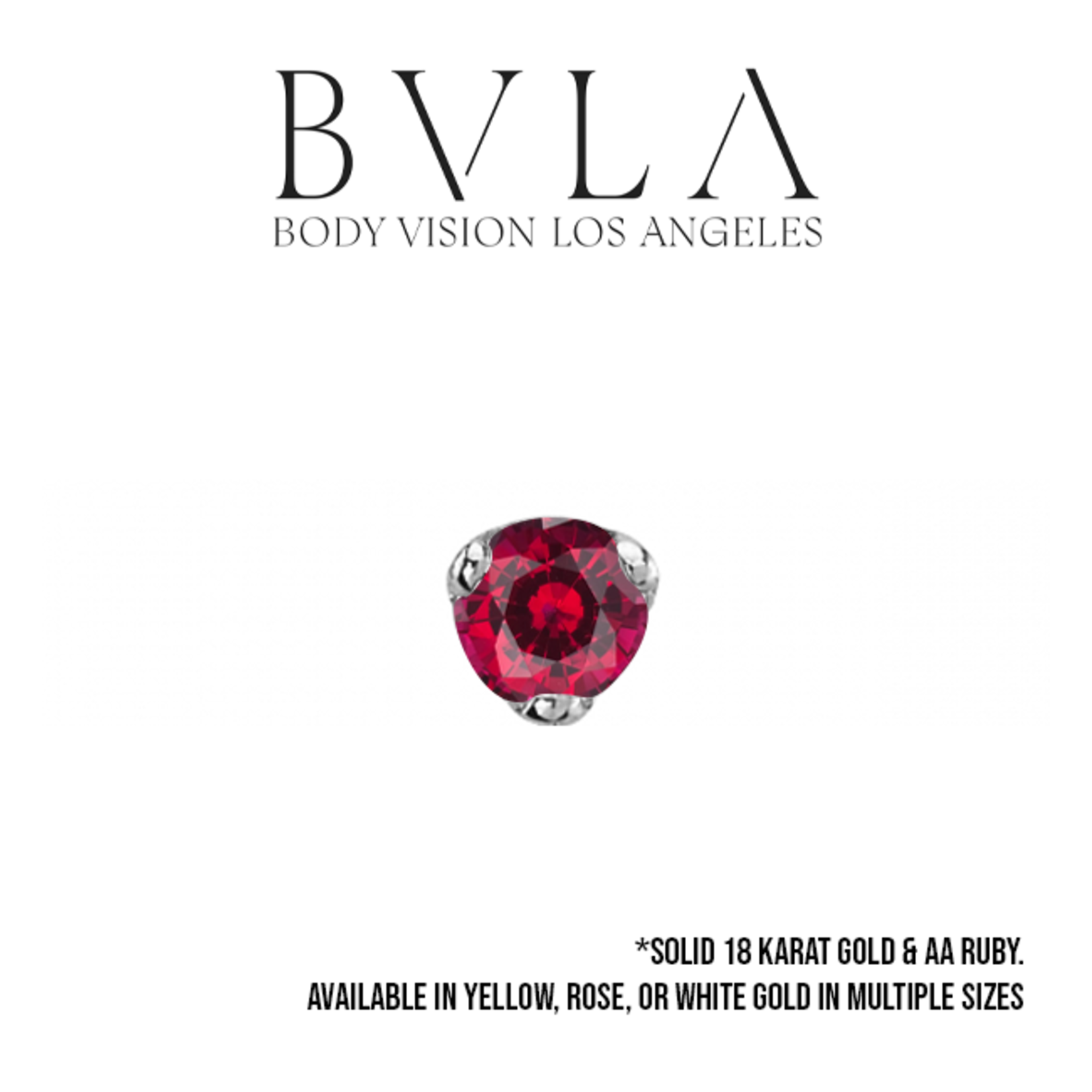 BVLA BVLA 3-Prong press-fit AA Ruby