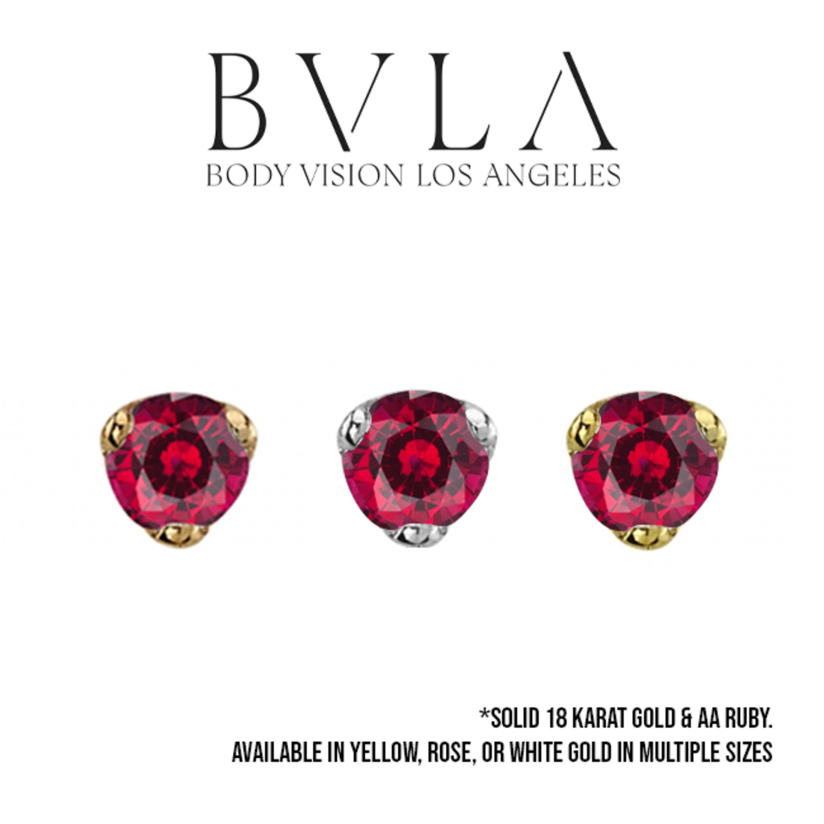 BVLA BVLA 3-Prong press-fit AA Ruby