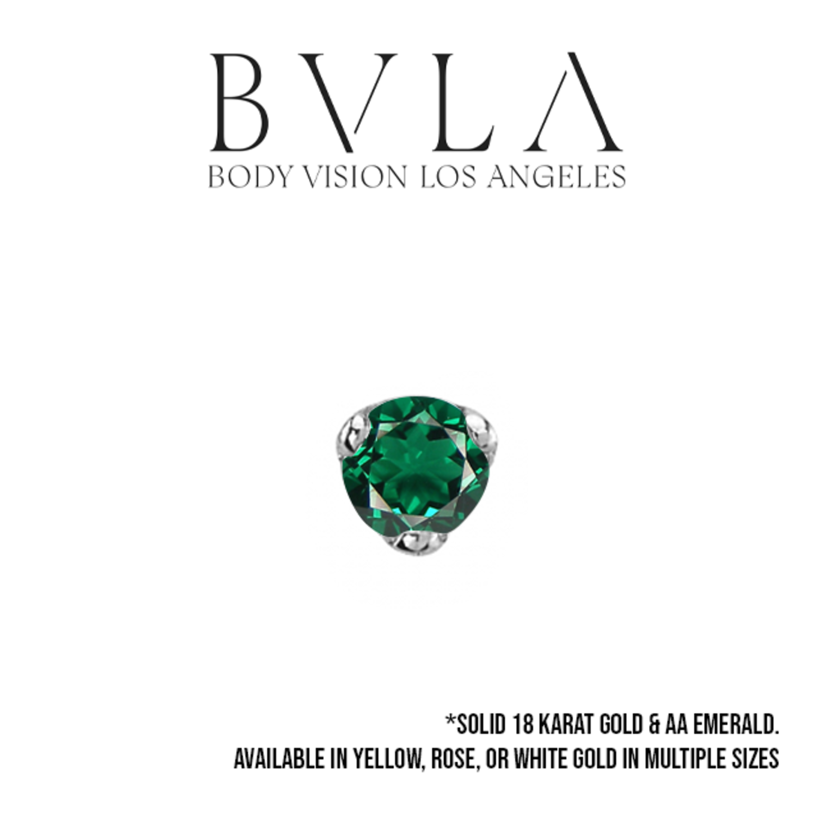 BVLA BVLA 3-Prong press-fit AA Emerald
