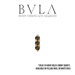 BVLA BVLA "Linear Tri-Prong Cluster" with Smoky Quartz