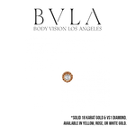BVLA BVLA 2.5mm "Pave Circle" Press-Fit End with VS1 Diamond