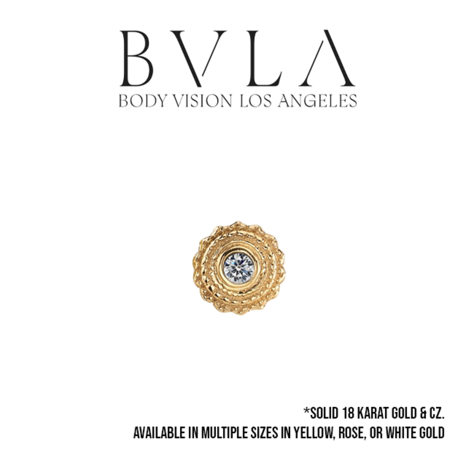 BVLA BVLA 14g "Afghan" threaded end with CZ
