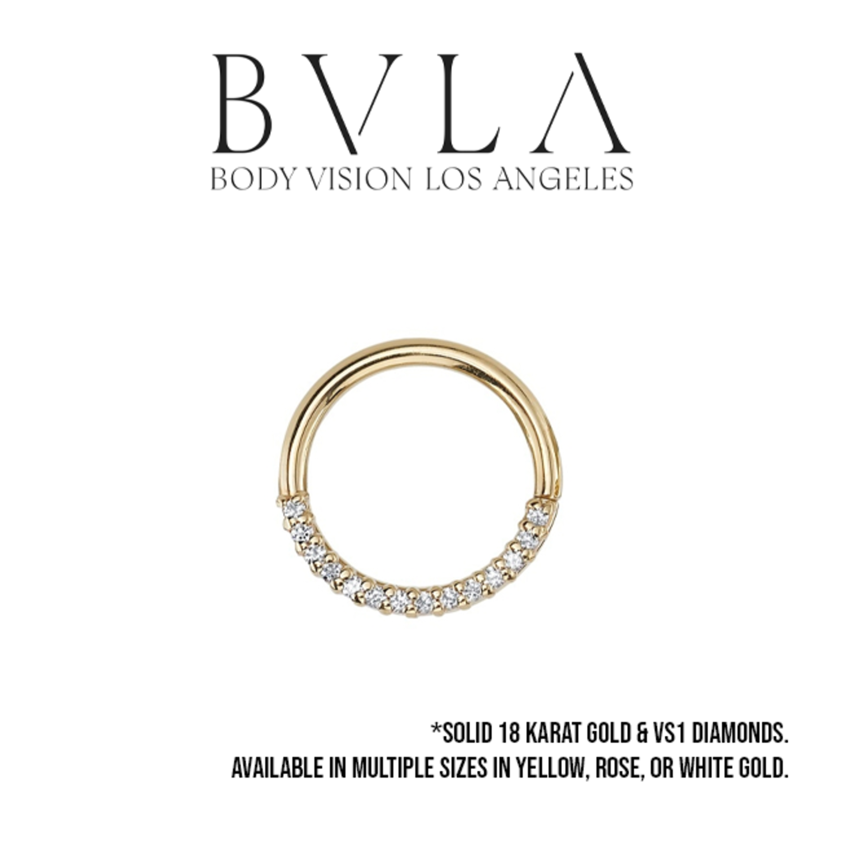 BVLA BVLA 16g "Oaktier" Seam Ring with rows of 1.0 VS1 diamonds