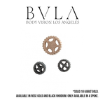 BVLA BVLA 14g "Sandblasted Cog" Threaded End