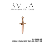 BVLA BVLA Rose Gold 9.0mm "Slasher Dagger" Press Fit End