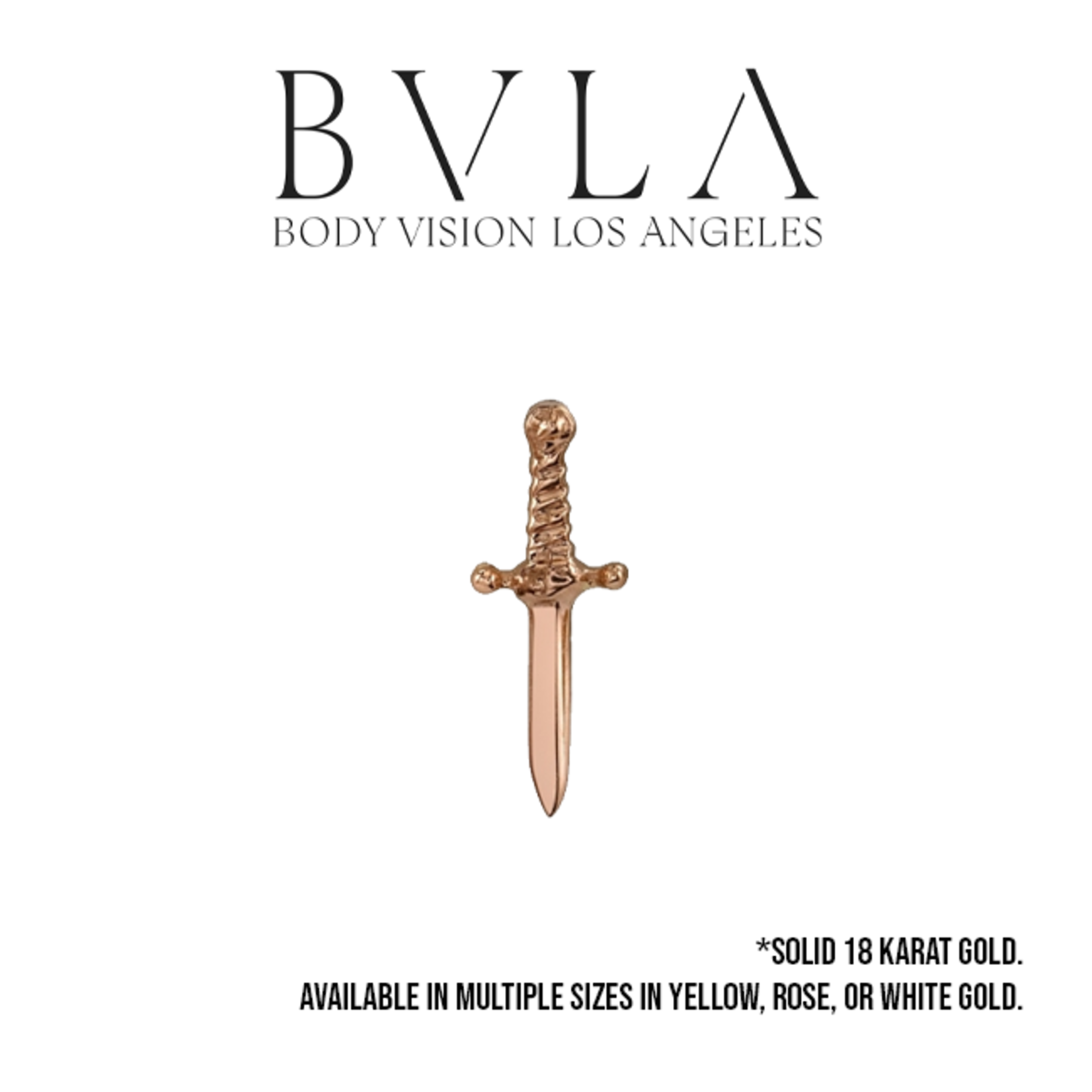 BVLA BVLA Rose Gold 9.0mm "Slasher Dagger" press-fit end