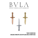 BVLA BVLA 14g 9.0mm "Slasher Dagger" Threaded End