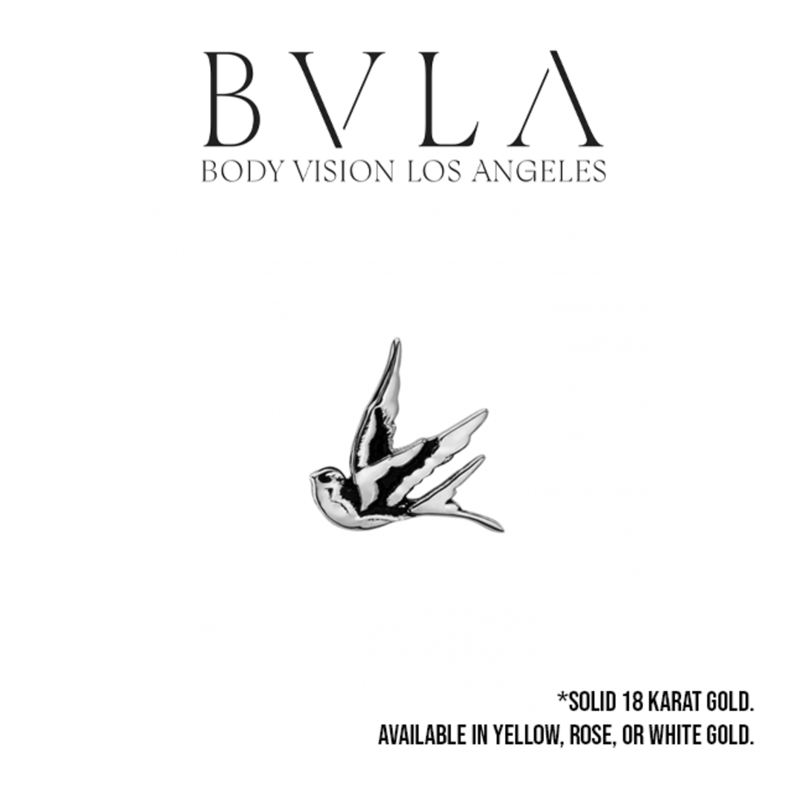 BVLA BVLA 14g 7.5mm "Swallow" threaded end