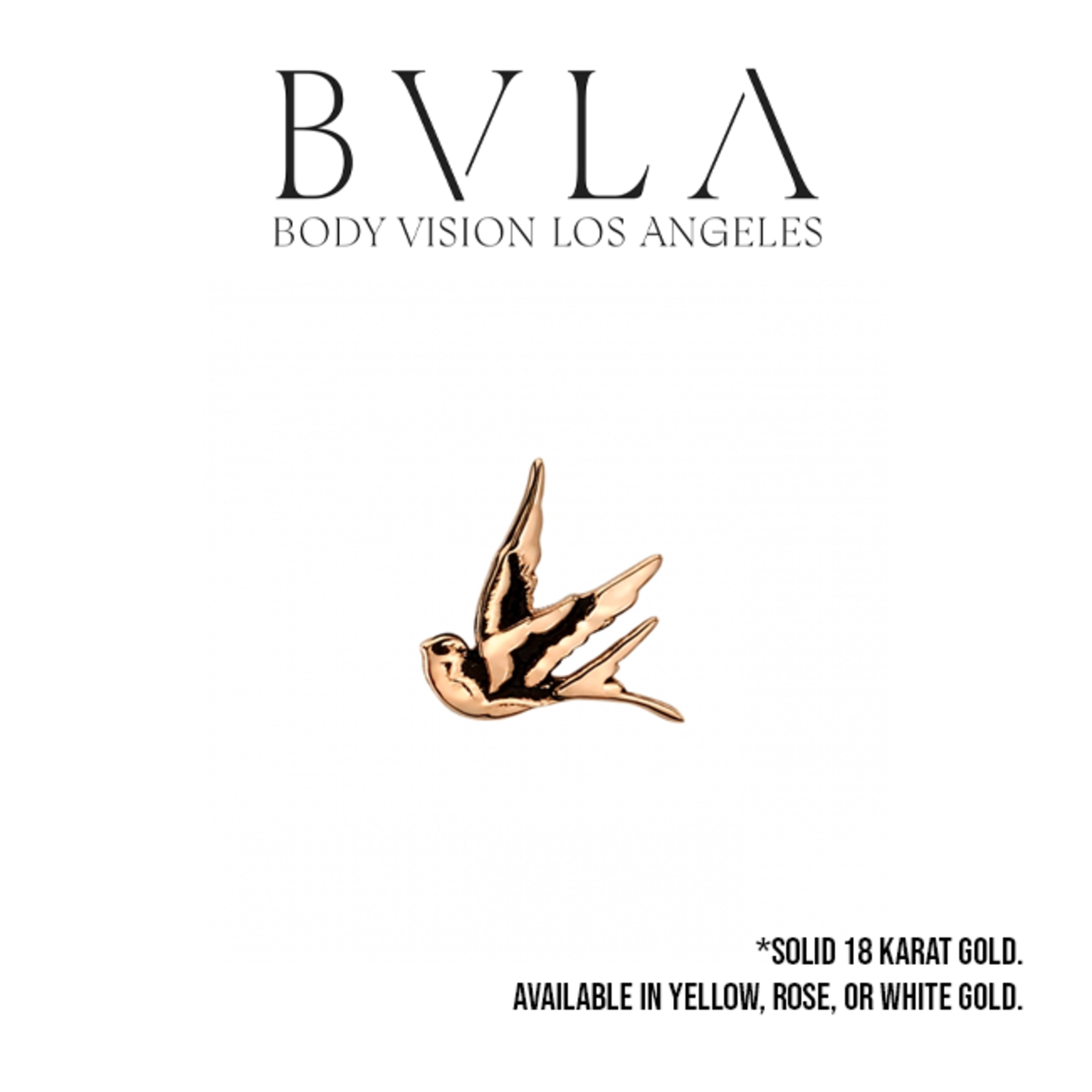 BVLA BVLA 14g 7.5mm "Swallow" threaded end